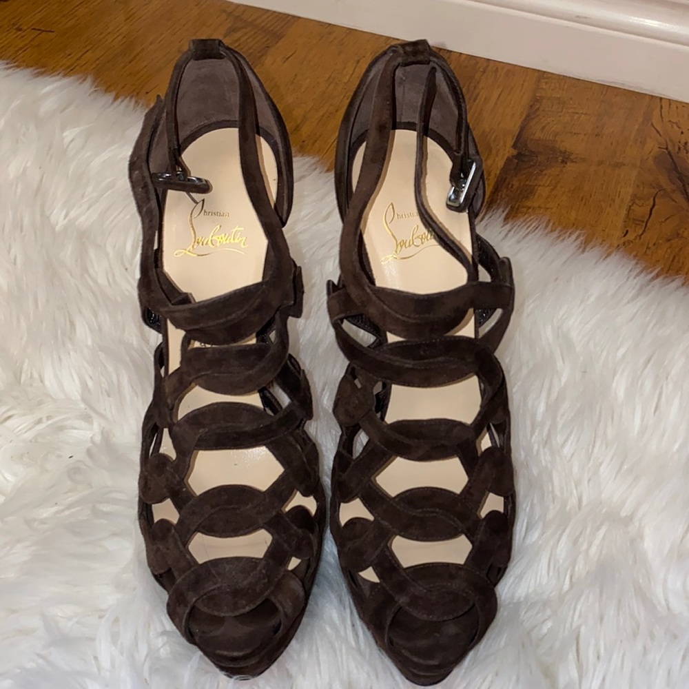 Christian Louboutin heels.